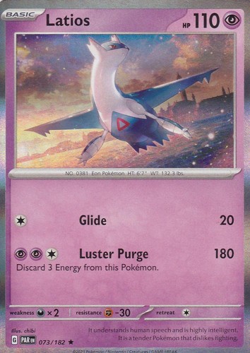 Latios 073 182 rare - 073/182,