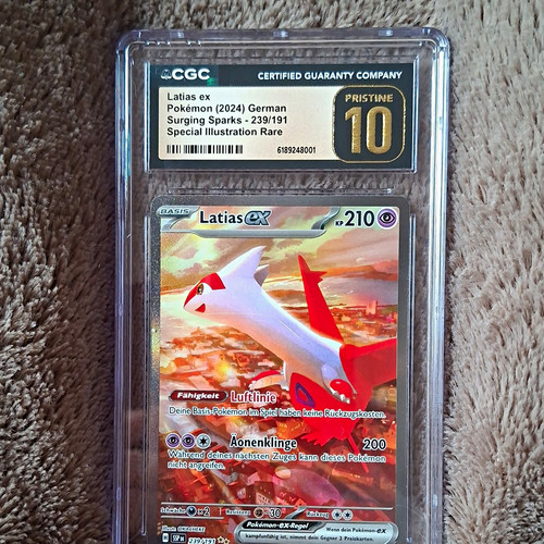 Cgc pristine pokémon - pristine, 10