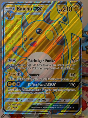 Pokemon raichu xxl karte - pokemon,