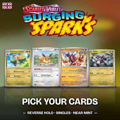 Pokemon cards surging sparks - pokemon,