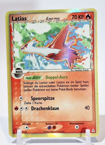 Pokemon karte latias - latias, delta