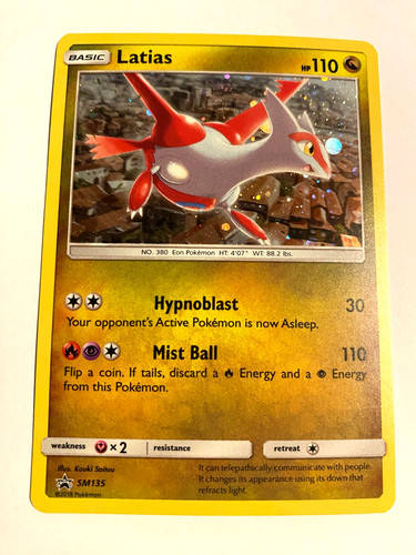 Pokémon karte latias - karte,