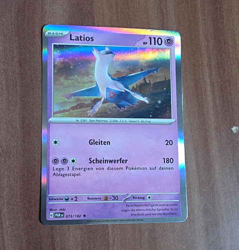 Pokemonkarte latios neu - latios,