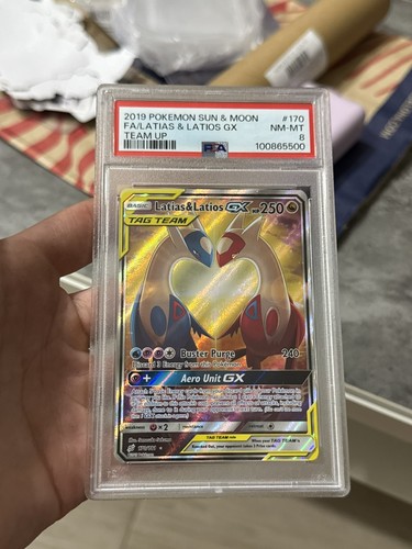 Carta latias latios psa 8 - latios, gx