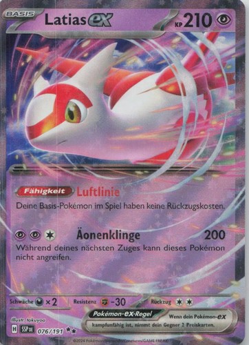 Pokémon latias stürmische - ex,