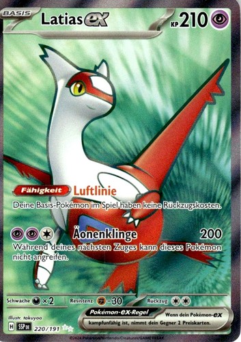 Pokémon latias stürmische - latias, ex