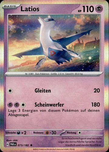 Latios holo selten paradoxrift - latios,