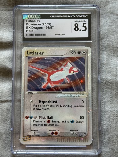 Cgc latias 93 97 ex - cgc, 8.5