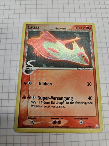 Pokémonkarte latias delta - pokémonkarte,