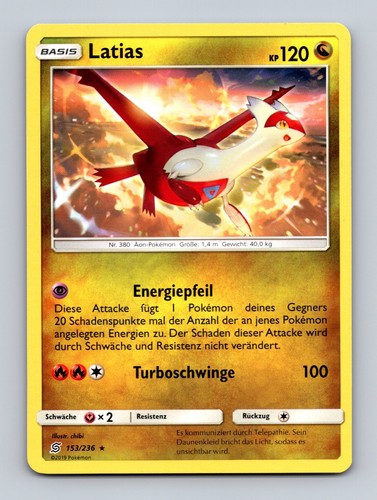 Tcg pokemon karte - latias, unm