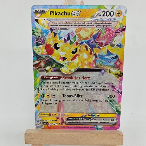 Pokemon karte pikachu ex - pikachu,