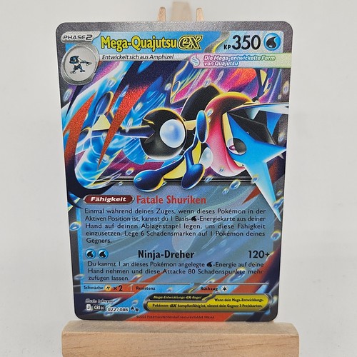 Pokemon karte mega - pokemon, mega-quajutsu