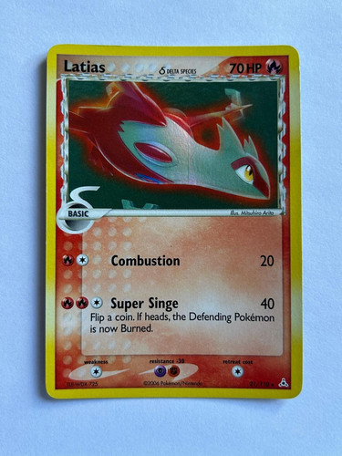 Latias 110 holo - 21/110, rare