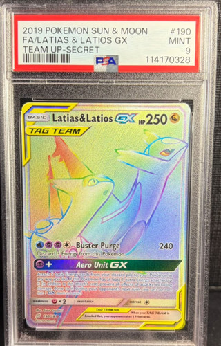 Pokemon psa latias latios gx - pokemon, 9
