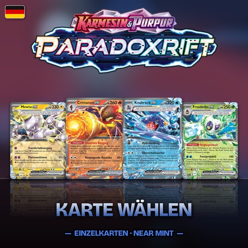 Pokemon karten paradoxrift par - karten,